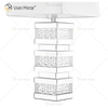 Factory Supply WXTL-097 Modern Silver Crystal LED Mirror Table Lamp for Warm Light