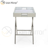 Vxin Mirror WXT-039 Modern Decoration Silver Stainless Steel Mirrored Tray
