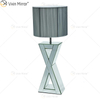 WXTL-004 Modern Silver Mirror Lamp with Lampshade for Crushed-diamond