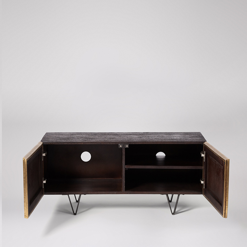 TV Cabinet Retro Style Carved7