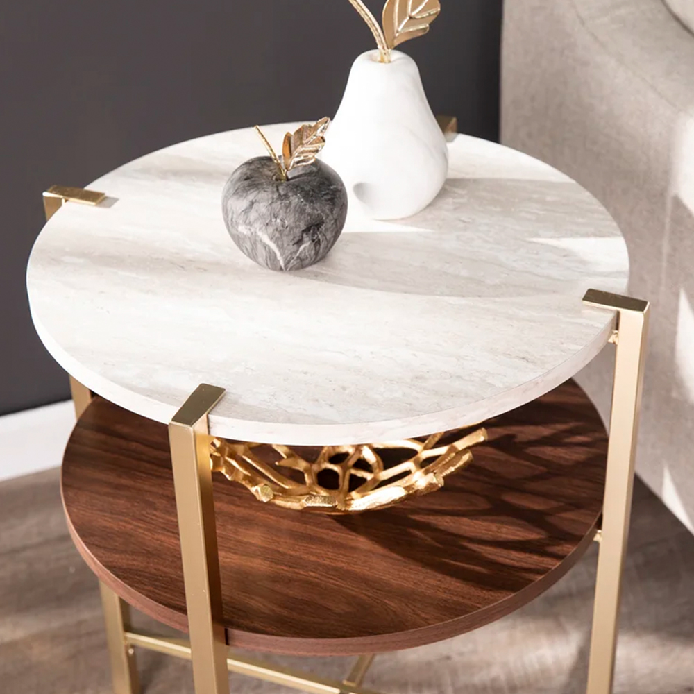Slate side table