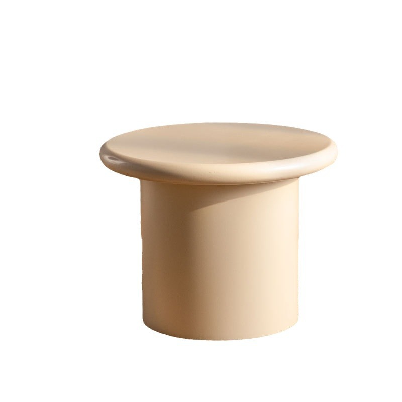 round wooden coffee table