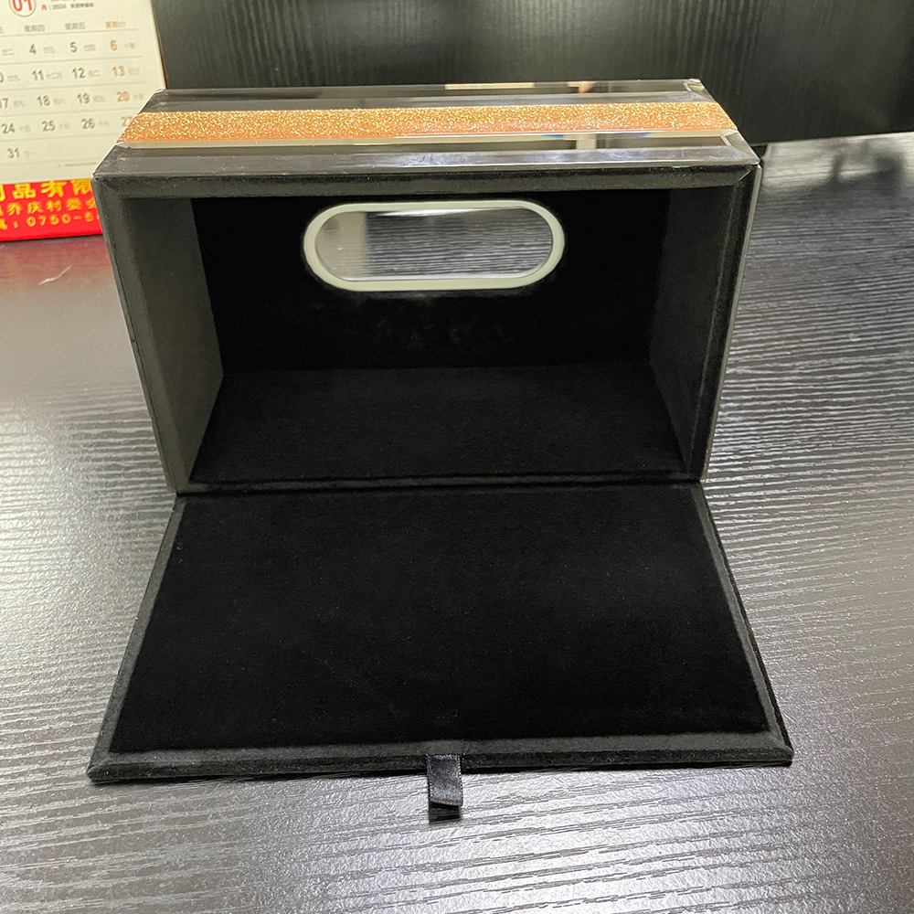 mirror glitter tissue box