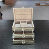 Luxury 3-Layer Diamond Crystal Jewelry Box