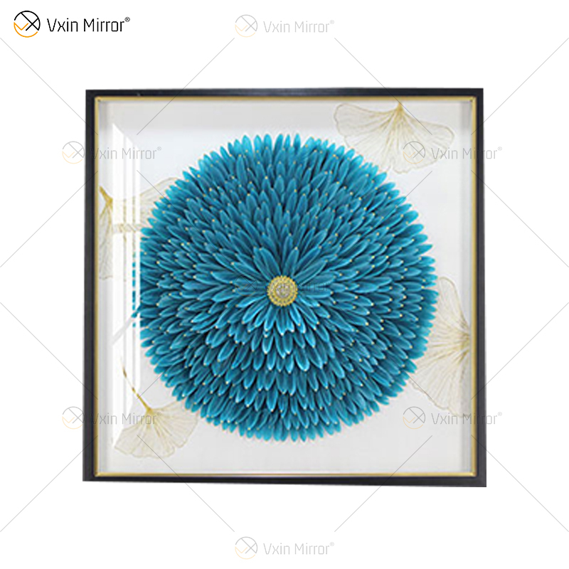 Wall-mounted Art Flower Hanging Picture for Living Room 