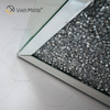 Factory Hot Sale WXF-081 Silver Diamond Side Table 3D Modern Luxury Mirrored Side Table