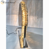 Oval Decorative Diamond Crystal Dimmable Touch Hollywood Table Top Vanity Mirror WXDL-175