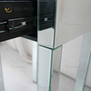 Vanity Modern WXF-046 Silver Furniture Crystal Nightstand With 1 Drawers Mirrored Bedside Table