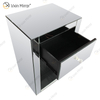 Vxin Mirror Hot Sale WXR-008 Silver Home Decor Mirored Cupboard Cabinet With Drawers with Self