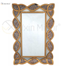 Home Mirrored Furniture Rectangle Console Mirror Crushed Diamond Wall Mirror