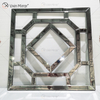 Square Mirrored Wall Decorative Mirror with Beveled Edge Modern Fashionable Wall-Mounted Mirrors WXM-1585