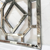Square Mirrored Wall Decorative Mirror with Beveled Edge Modern Fashionable Wall-Mounted Mirrors WXM-1585