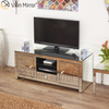 Mirror Glass Furniture Modern Mirrored TV Stand Cabinet
