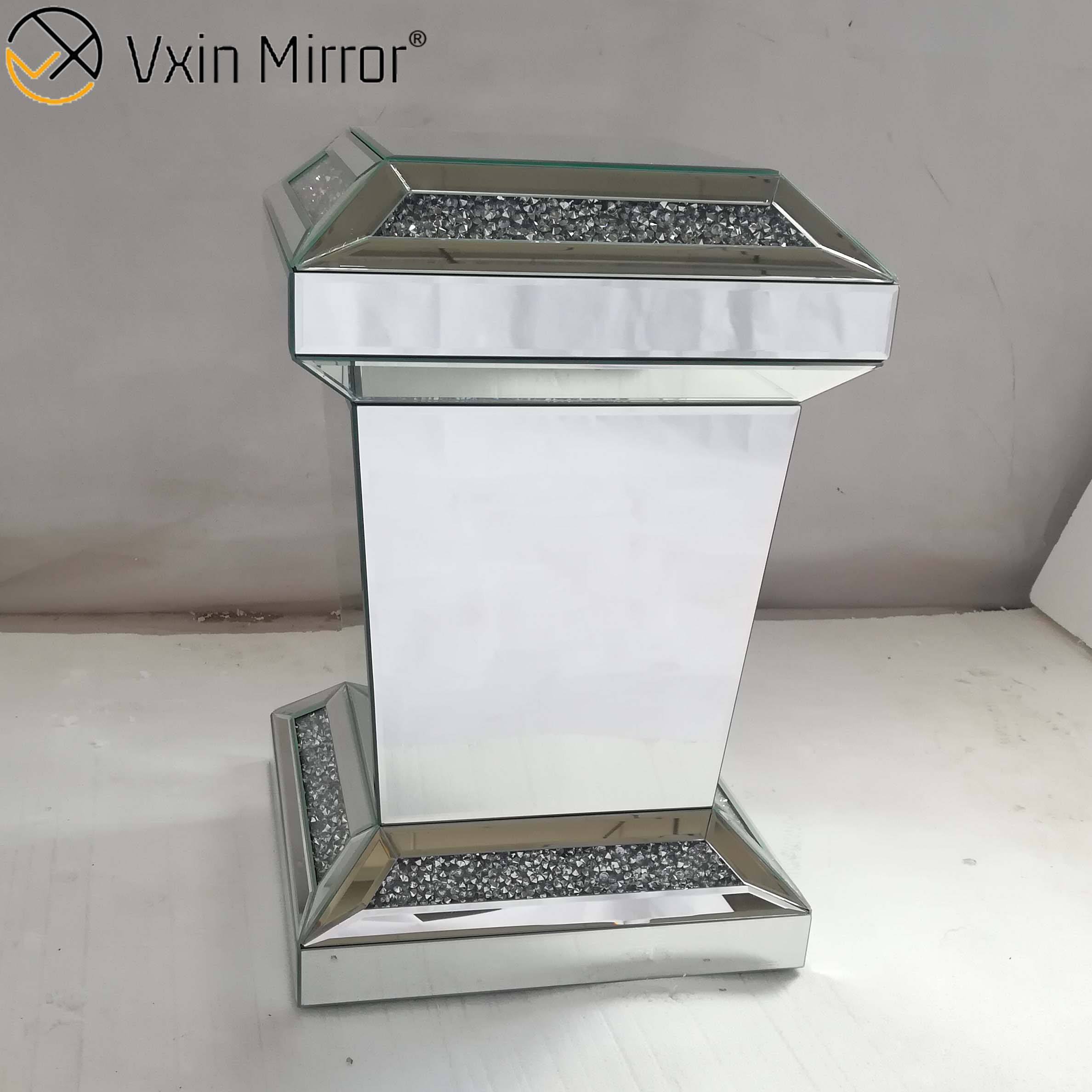 mirror end tables for living room