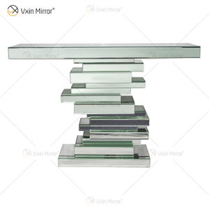Wholesale Elegant WXF-011 Charming Silver Mirror Console Table for Furniture Luxury