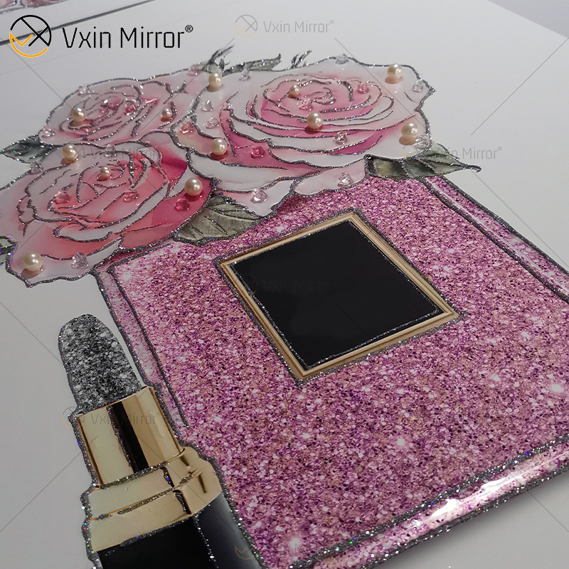 Amazing Quality Vxin Pearl Diamond Metal Wall Art Decor Home Decoration Luxury Living Room Framed for Home Set for Sale
