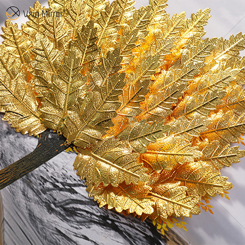 The Newest Vxin WXPA-024 3D Abstract Metal Wall Art Decor Home Decoration Luxury Living Room Framed for Home Set for Sale