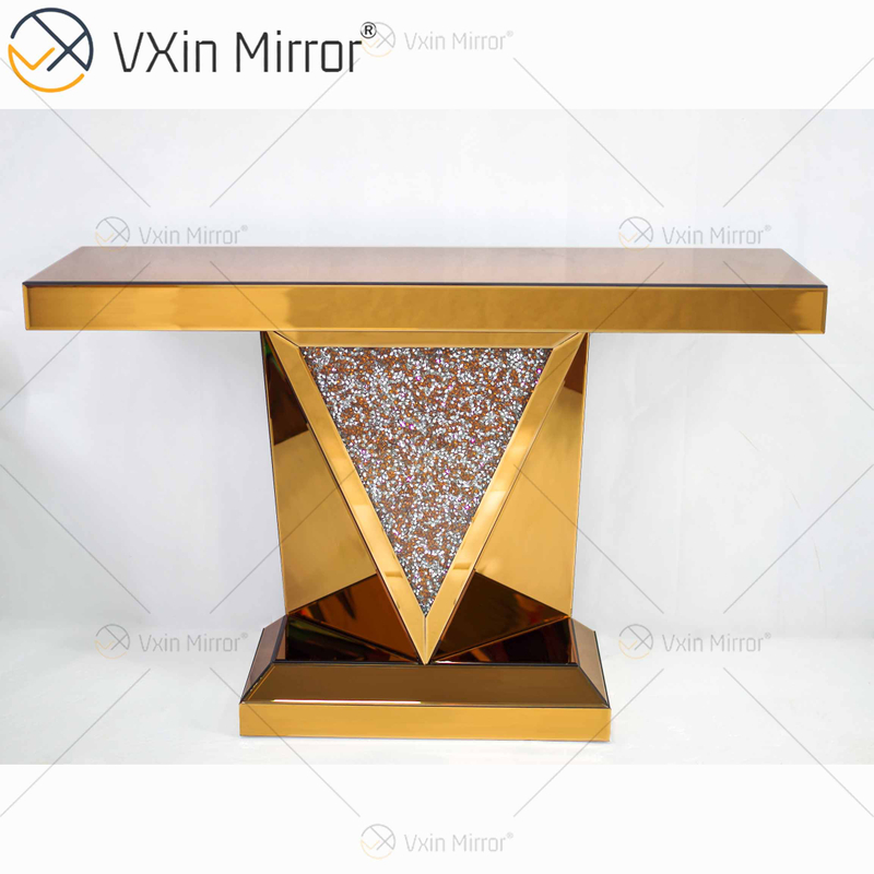 Cheap WXF-015 Crushed Diamond Console Table Nordic Style Glass Console Tables