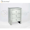Modern Bedroom Furniture Mirrored Bedside Table with Drawers Customized For Sofas WXF-031