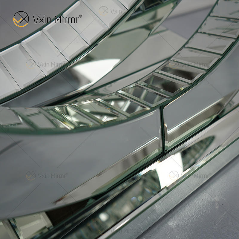 mirrored table console