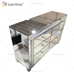 Hot Sell New Design WXF-2139 LED Octagonal Simple Fashion Makeup Mirror Cabinet Match LED