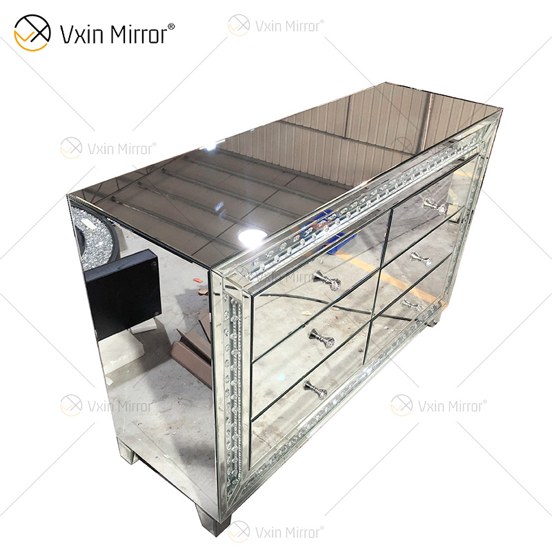 Hot Sell New Design WXF-2139 LED Octagonal Simple Fashion Makeup Mirror Cabinet Match LED