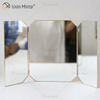 New Unique Wall Decor Metal Frame Decorative Double Sided Mirrors Luxury Simple And Stylish Wall Mirror