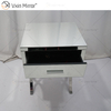 Vanity Modern WXF-218 Silver Bedroom Furniture Crystal Mirrored Bedside Table with Drawer Modern Nightstand