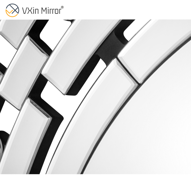 VXin Mirror WXM-1124 Moden Silver Glass Wall Mirror Home Decor for Living Room Bedroom