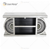 Factory Supply WXF-1523 New Glass Furniture Modern Silver Crystal TV Cabinet Stands