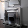Home Decor Crushed Diamond Crystal Mirror Fireplace for Sale