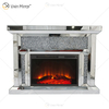 Floating Sparkle Crystal Mirrore Fireplace WXWF-1106 with Inserts in Hot Sell