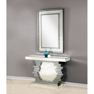 Vxin Furniture Modern French Elegant Silver Mirror Console Table Table Furniture