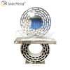 Custom Size Vxin Mirrored Modern 3D Silver Elegant Wooden Console Table with Mirror for Living Room Furniture