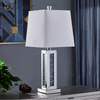 Factory Supply WXTL-081 Modern Silver Crystal Table Mirror Lamp For Bedroom
