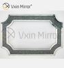 The Newest Vxin Mirror Silver Furniture Crush Diamond Console Table Mirrored with Length Mirror