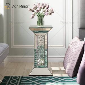 Vxin Mirrored Furniture WXF-764 Modern Elegant Diamond Crystal Side Table