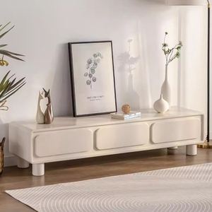 White cream style TV cabinet