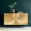 TV Cabinet Retro Style Carved