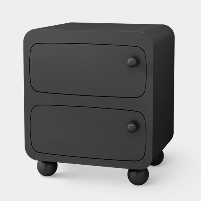 Minimalist cream nightstand