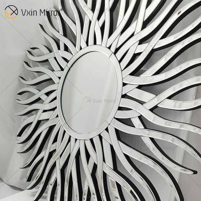 gold ornate floor mirror