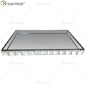 Vxin Custom Metal Mirror Tray Room Decorative Serving Trays
