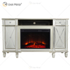 Kellington Mirrored Fireplace Media Console Electric Fireplace Mirrored Fireplace TV Stands Cabinet WXF-413
