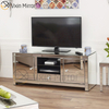 Mirror Glass Furniture Modern Mirrored TV Stand Cabinet