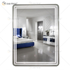 WXDL-121 LED 3 Color Light Waterproof Power Supply Silver Frame Copper-free Environmental Protection Mirror