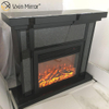 Hot Sell Vxin Mirror WXWF-020 Crushed Diamond Mirror Fireplace