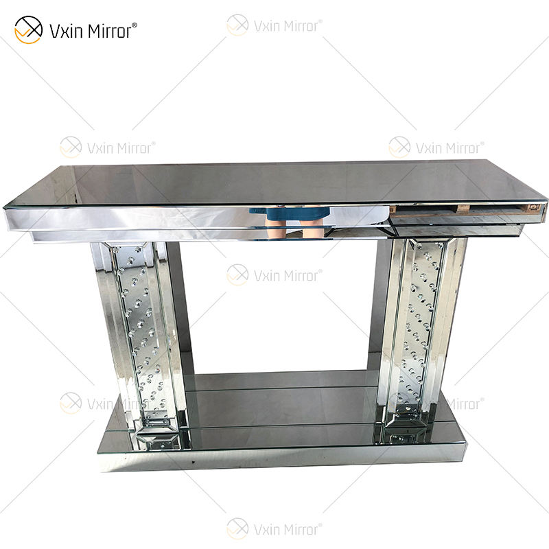 inexpensive mirrored furniture