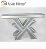 Vxin Miorror WXF-067 Factory Supply Elegant Mental Glass Console Table Hotel Cheap Silver Colsole Table