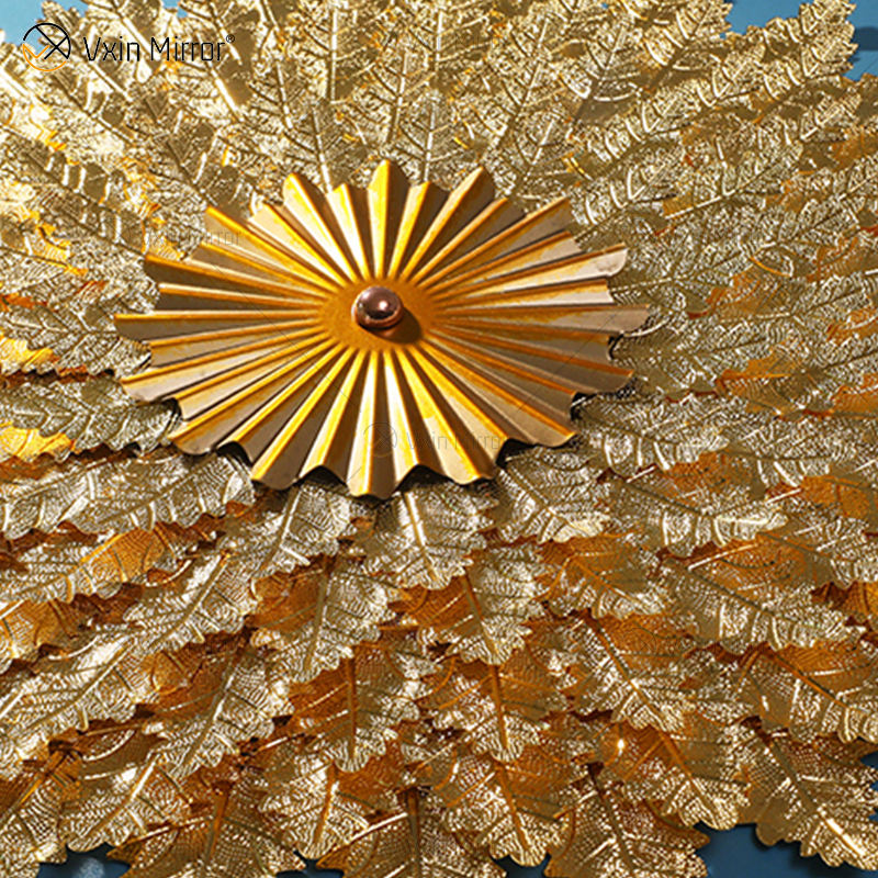 black and crystal metal wall art