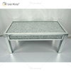 WXF-160 Coffee Crushed Diamond Sparkly Side Table for Living Room
